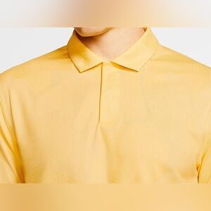 Nike Shirt Men’s XXL Tiger Woods Polo Yellow Camo Dri Fit Golf Stretch Like New